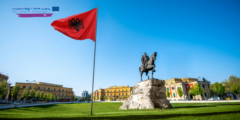 Statue de Skanderberg - Tirana